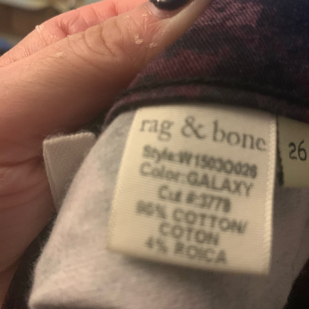 Rag % Bone Legging In Galaxy Size 26 - image 5